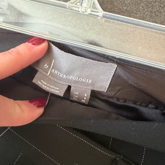 by Anthropologie Asymmetrical Menswear Mini Skirt size 2 nwt - Picture 4 of 11